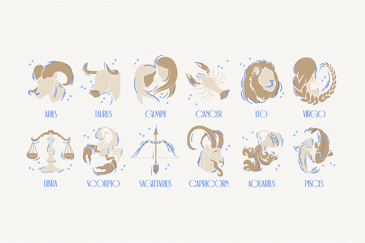 Zodiac Illustrations, an Animal Illustration by line & plane (Photo 8 of 10)