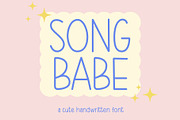 Song Babe - Handwritten Font, a Handwritten Font by ariodsgn (Thumbnail 1 of 10)