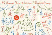 Whimsical Font Duo, Christmas Icons, a Script Font by Ayya Studio (Thumbnail 6 of 13)