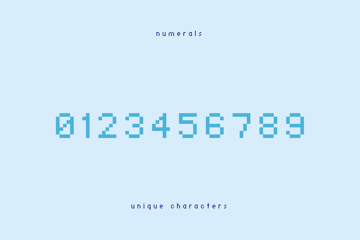 Megapixel Pixel Game Font, a Font by alpercakici (Photo 6 of 9)