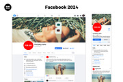 2024 Social Media UI Kit for Figma, a Social Media Template by Modularity Design (Thumbnail 5 of 8)