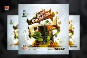 Flyer Saint Patricks Day, a Flyer Template by MonkeyBOX (Thumbnail 1 of 3)