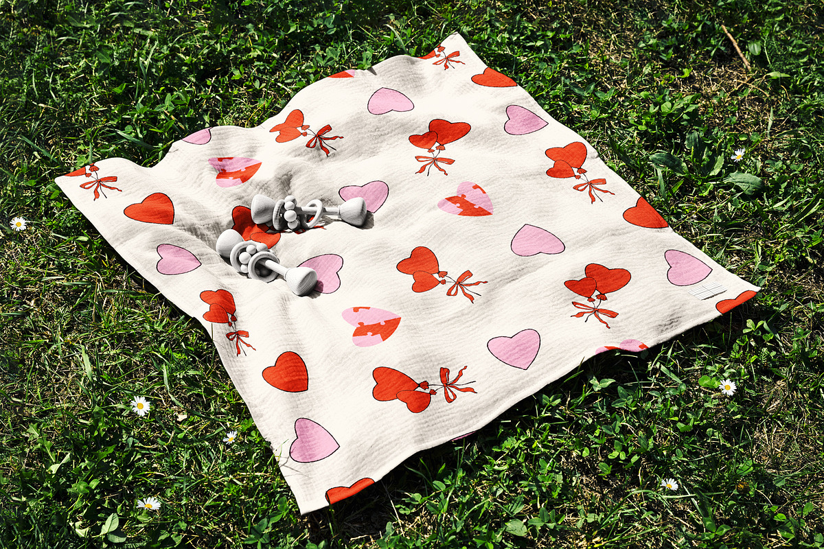 Whimsical Valentine Seamless Pattern, a Pattern Graphic by Groovy Arts (Photo 5 of 5)
