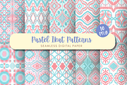 Pastel ikat Pattern seamless pattern, a Pattern Graphic by AkiraVilla (Thumbnail 1 of 7)