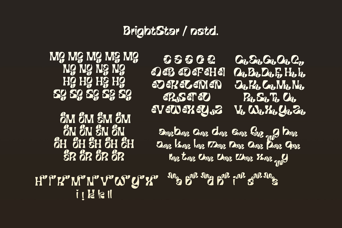 Bright Star, a Font by nurrontype (Photo 11 of 12)