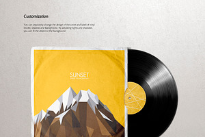 Vinyl Record Mockups Set