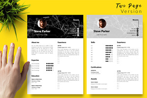 Creative CV Design / Resume - Steve