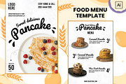 Modern Pancake Menu Design Template, a Brochure Template by Jogiia Digital (Thumbnail 1 of 3)