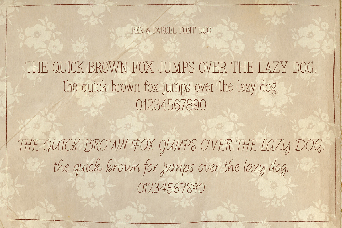 Pen & Parcel Font Duo, a Font by Eclectic Anthology (Photo 2 of 8)