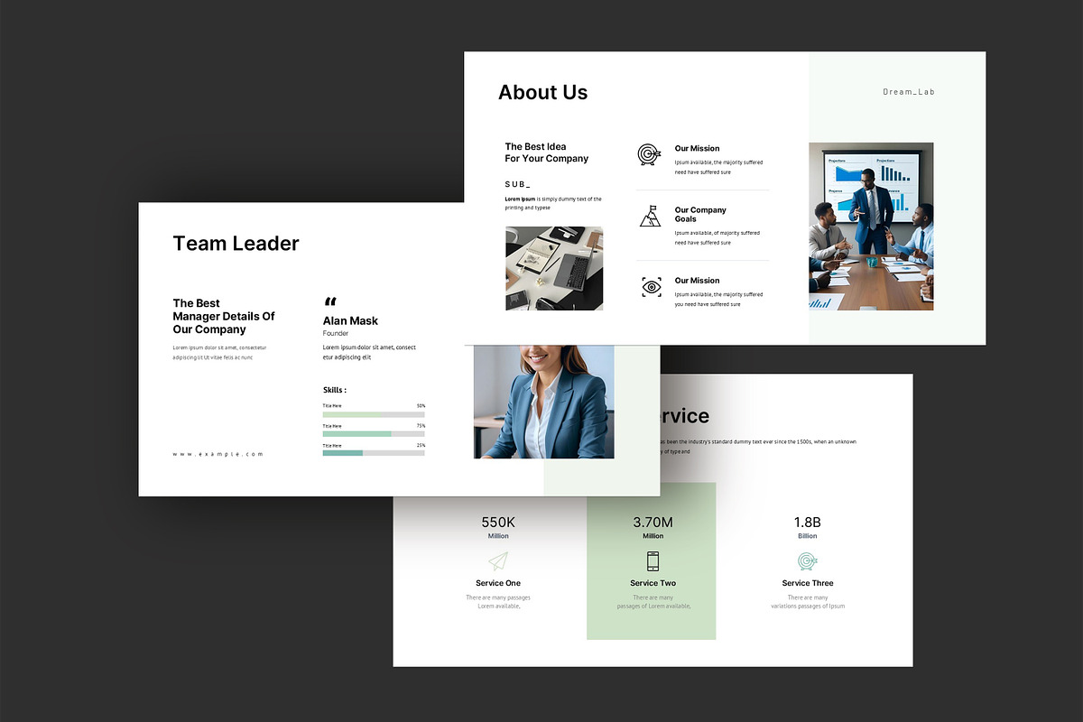 Investor Pitch Deck Presentation, a Presentation Template by Studio_Clarity (Photo 3 of 5)