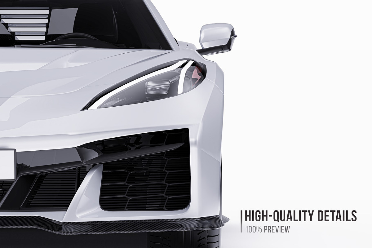 2026 Hyper Performance Coupe Set, an Advertising Mockup by Halal Graphic Studio (Photo 3 of 12)