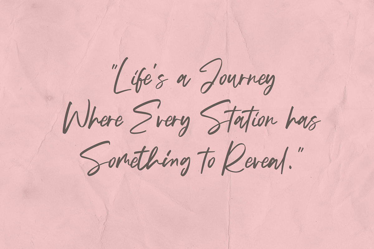 Sunday Gang - Handwritten Font preview 6