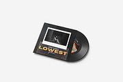 Vinyl Record Mockup, a Product Mockup by MrLetters (Thumbnail 5 of 5)