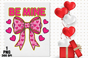 Be Mine Valentines Day Coquette Bow, an Illustration by Daily.Designs (Thumbnail 2 of 5)
