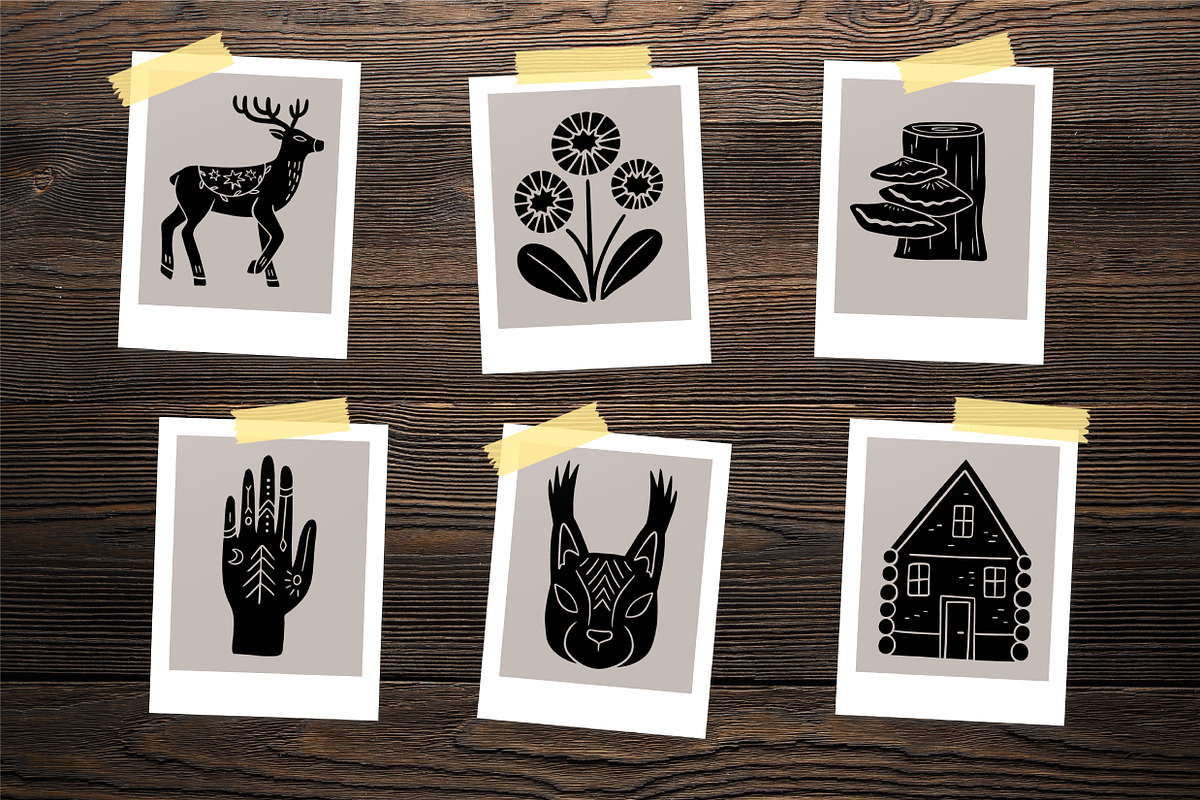 Scandinavian forest trendy set, an Illustration by Yanakicc (Photo 3 of 14)