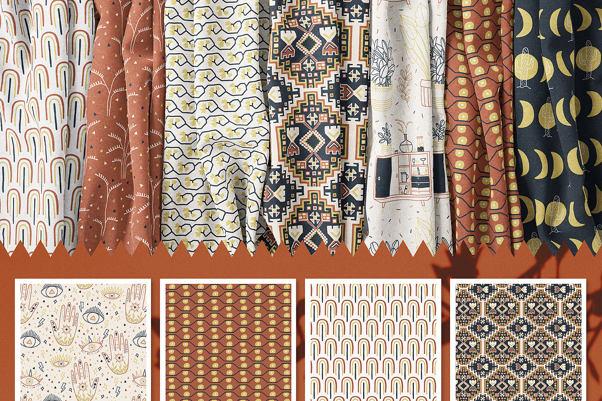 Boho Soul Collection, a Texture Illustration by Julia Dreams (Photo 4 of 8)