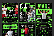 Soccer Football Social Media Post, a Social Media Template by Jiwstudio (Thumbnail 2 of 4)