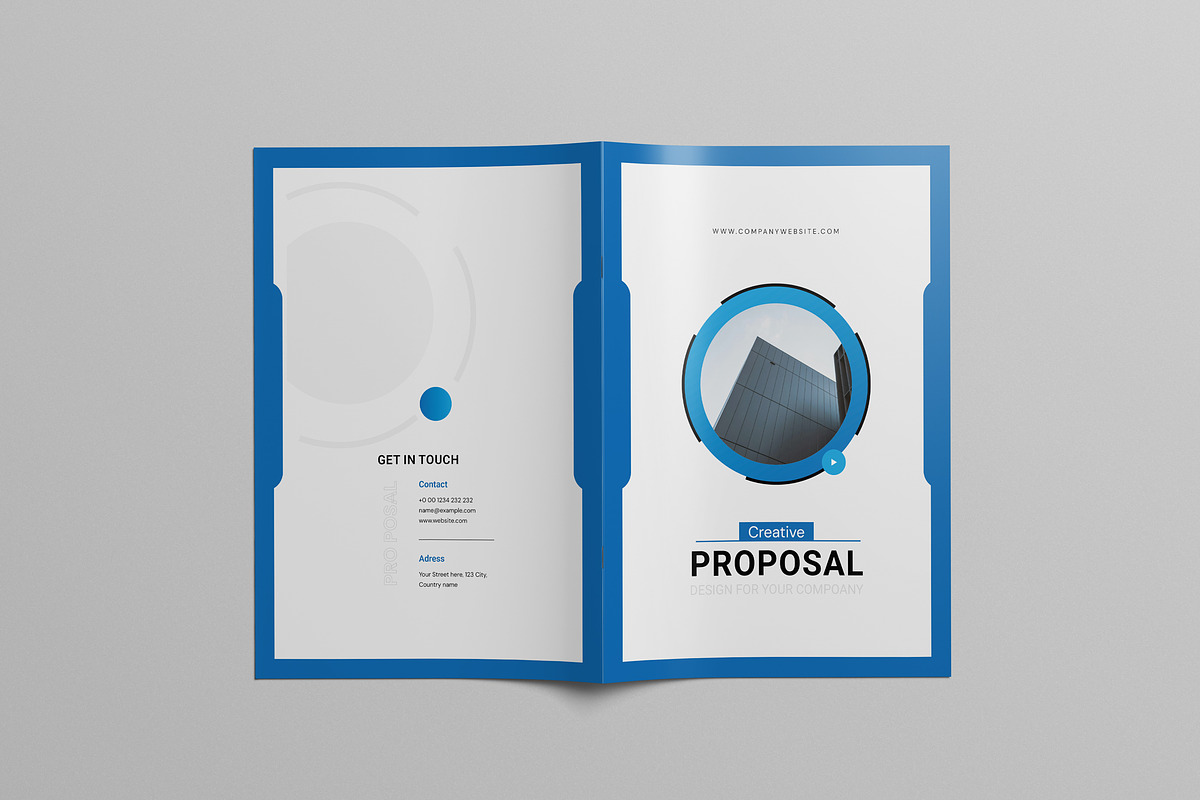 Creative Proposal Template, a Brochure Template by KreateTribe (Photo 8 of 8)