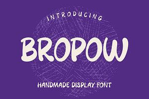 Bropow, a Sans Serif Font by Ary_ngeblur