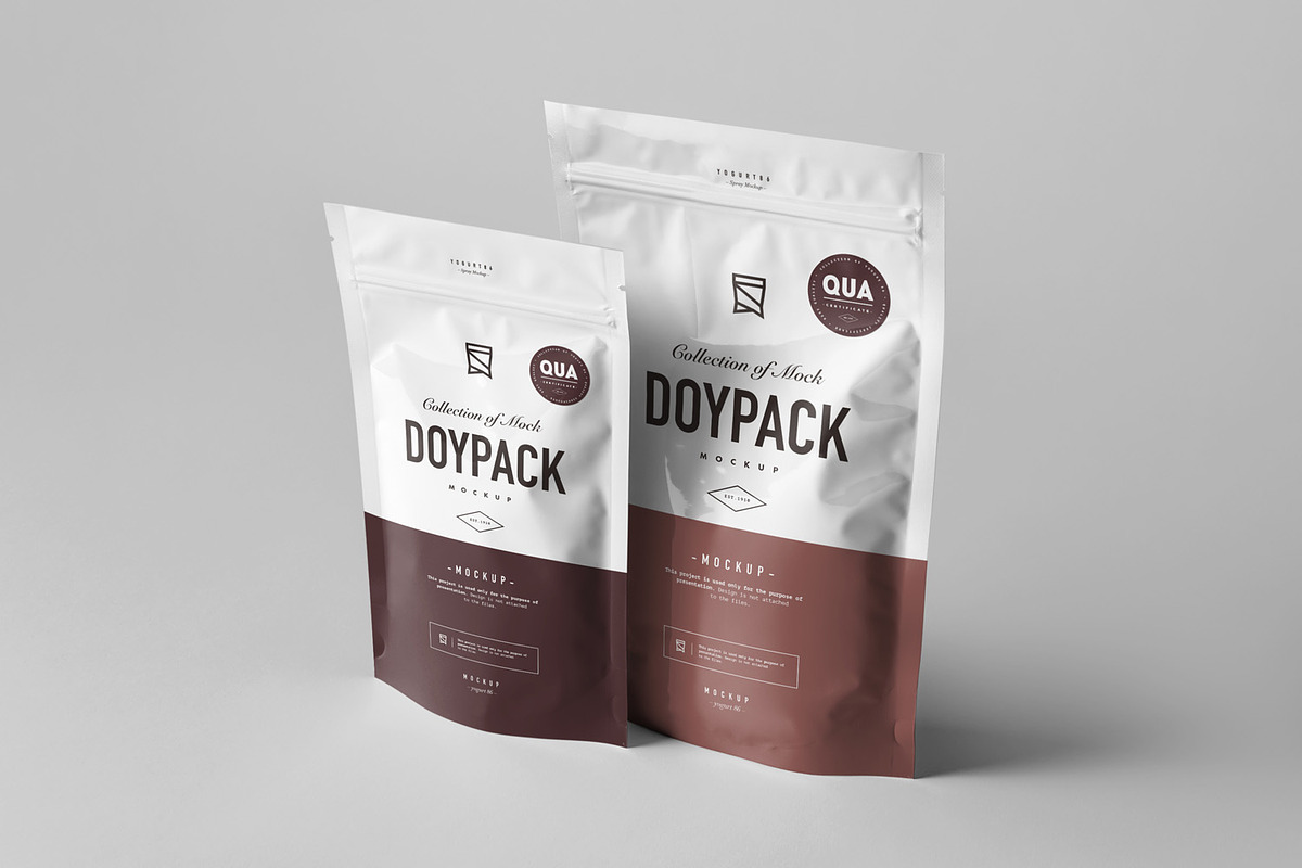 Doypack Mock-up 2, a Cups & Container Mockup by Yogurt86 (Photo 4 of 12)