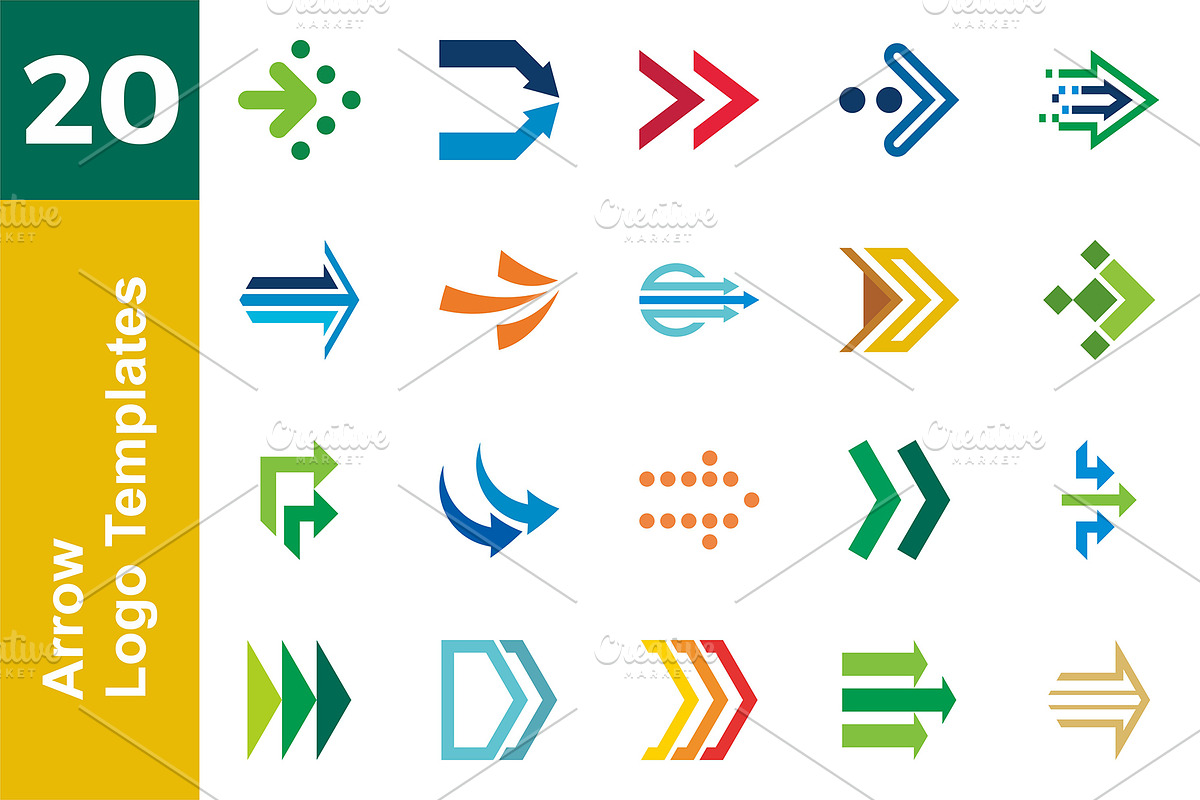 20 Logo Arrow Template Bundle, a Branding & Logo Template by Acongraphic (Photo 1 of 21)