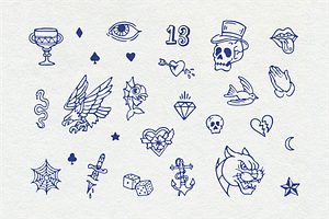 Tattoo Flash Illustrations Vol. 1