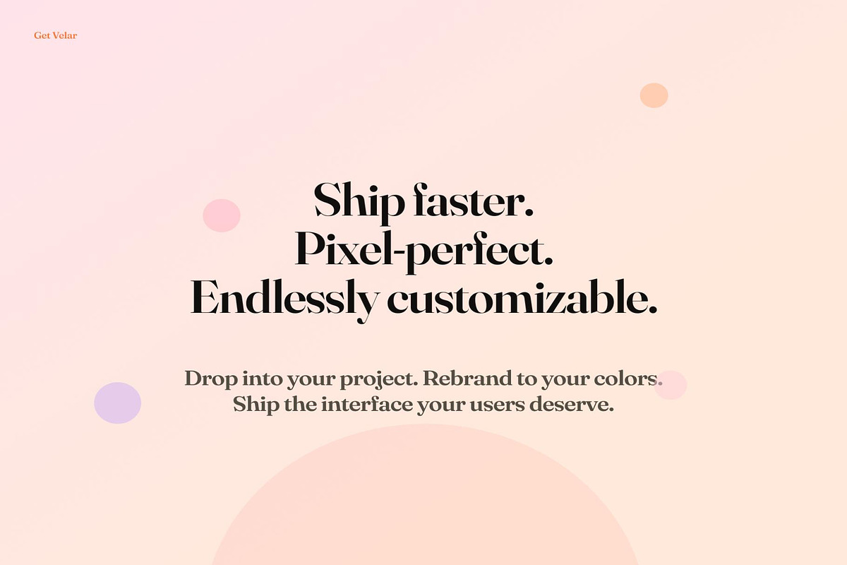 Velar Design System, an UI Kit Template by Creative Perspective (Photo 6 of 6)