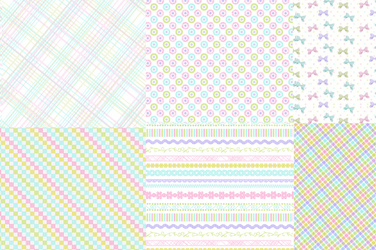 18 Easter/Springtime Pastel Papers preview 4