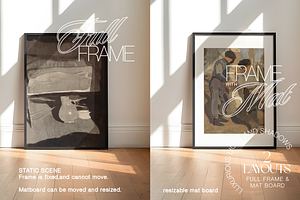 Black Frame Photoshop Mockup Pack