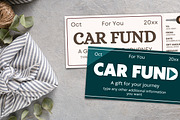 Car Fund Gift Voucher Template, a Card Template by Snapybiz (Thumbnail 6 of 9)