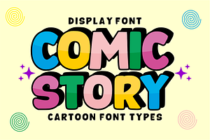 Comic Story - Cartoon Display Font
