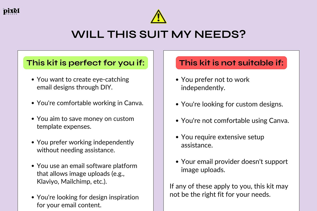 Canva Email Templates Luxe, an Email Template by The Pixel Palace (Photo 6 of 10)