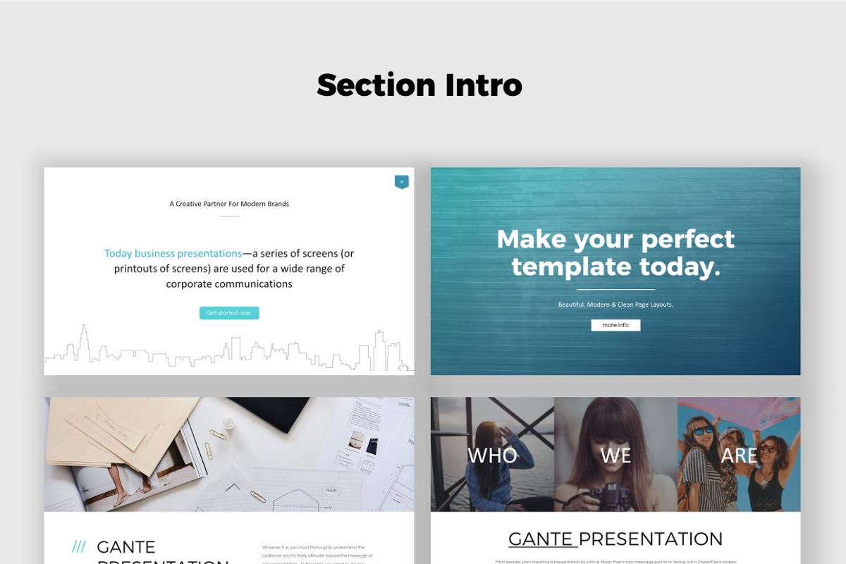 Gante - Powerpoint Template, a Presentation Template by Mikokit (Photo 6 of 14)