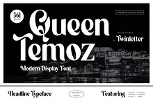 Queen Temoz - Modern Display Font