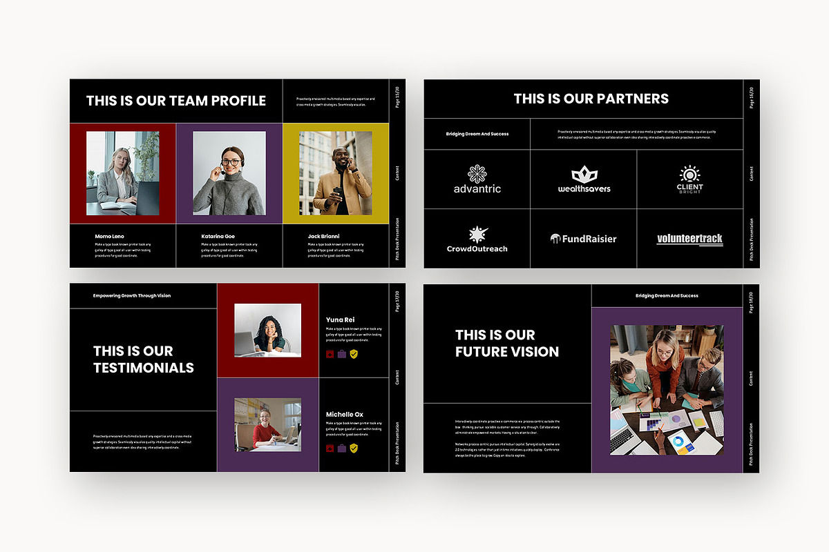Famos : Pitch Deck Powerpoint, a Presentation Template by Punkl Camp (Photo 14 of 16)
