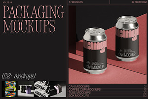 Mockup packaging set - part 3, a Packaging Mockup by Creatoom