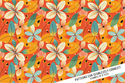 Retro Hawaiian Print Digital Paper, a Pattern Graphic by Chromolume Studio (Thumbnail 7 of 28)