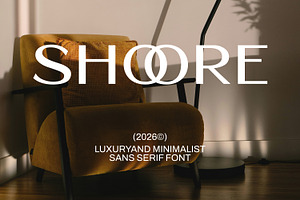 Shoore, a Sans Serif Font by Matsero