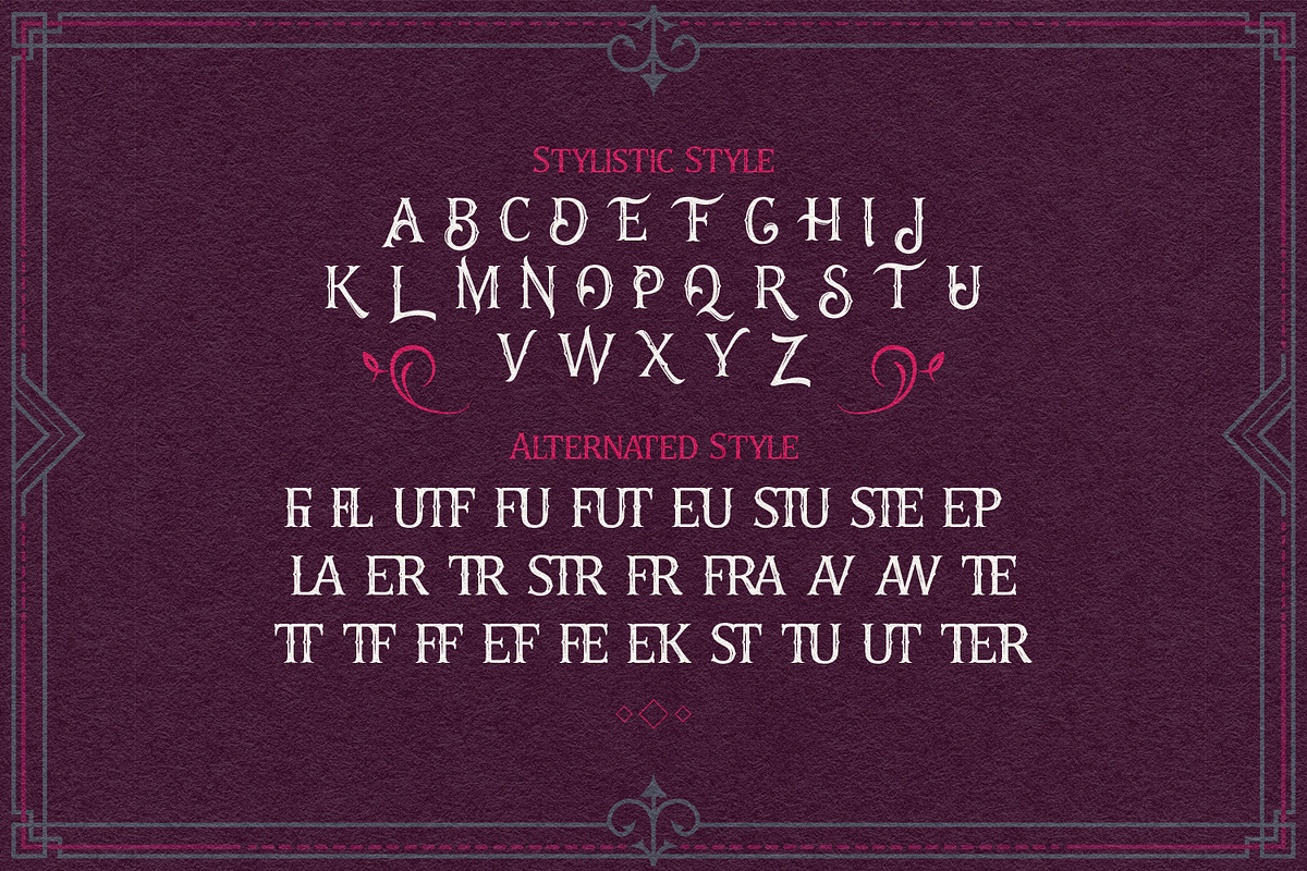 Slanko Jack – Vintage Tattoo Display, a Blackletter Font by Black Junst (Photo 8 of 10)
