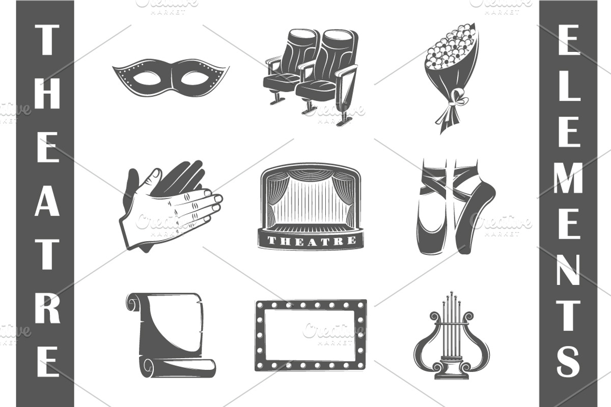 27 Theatre logos templates, a Branding & Logo Template by Art Design (Photo 6 of 38)