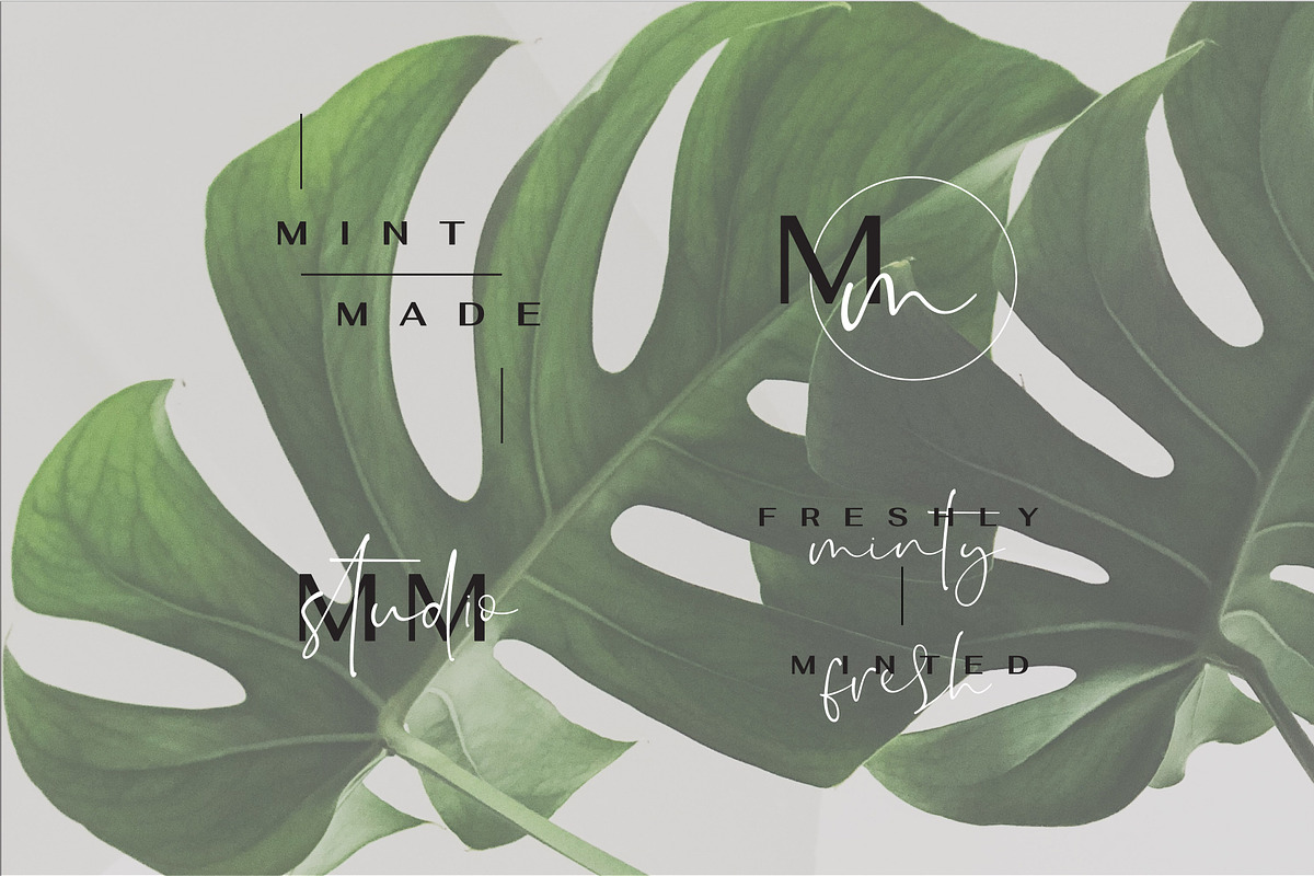 55 Minimalist Luxe Logos, a Branding & Logo Template by Mint Made (Photo 10 of 17)