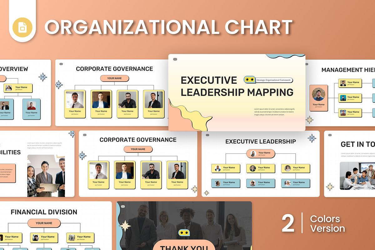 Organizational Chart Google Slides, a Presentation Template by Antstheme (Photo 1 of 4)