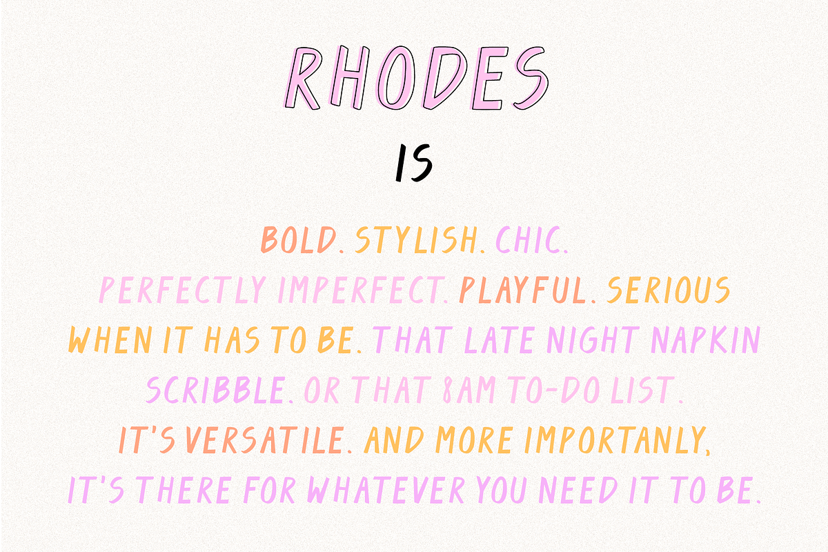 Rhodes | A Stylishly Bold Font Duo preview 2