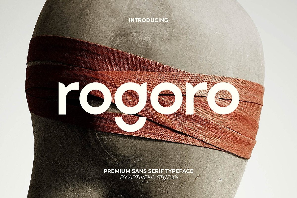 Rogoro - Elegant Sans Serif, a Sans Serif Font by Artiveko (Photo 1 of 7)