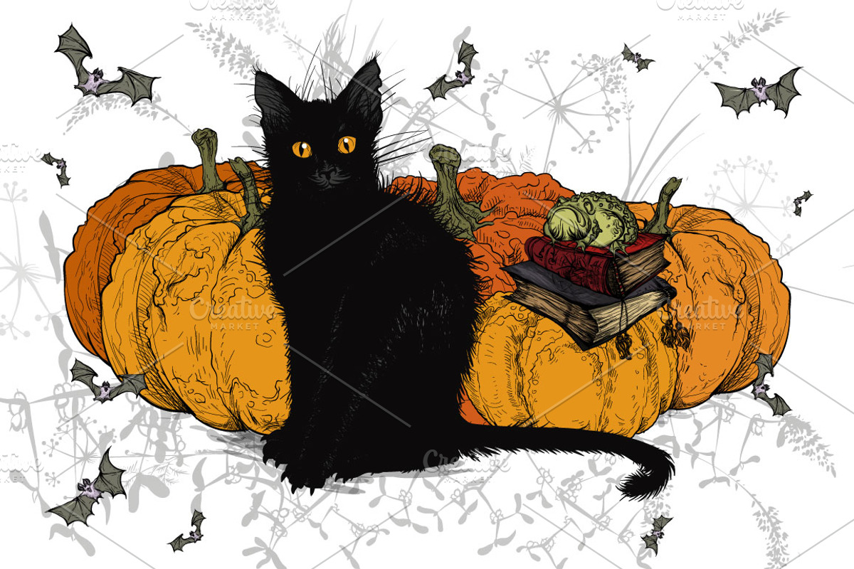 Halloween set, an Object Graphic by ArtOwl (Photo 2 of 13)