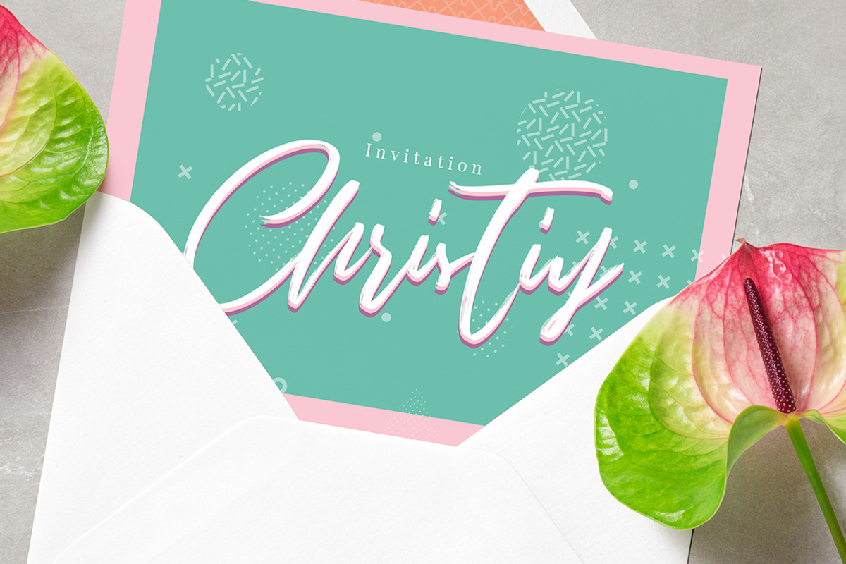 Cursive Script Handmade Brush preview 7