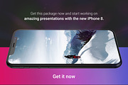 iPhone 8 Mockup Complete Pack Black, an iPhone Mockup by mockuptain (Thumbnail 10 of 10)