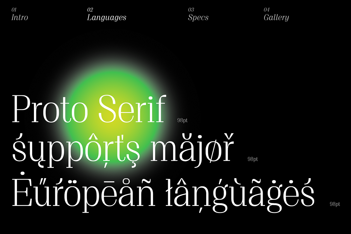 Proto Serif Regular, a Serif Font by Bukva™ Type Foundry (Photo 3 of 13)