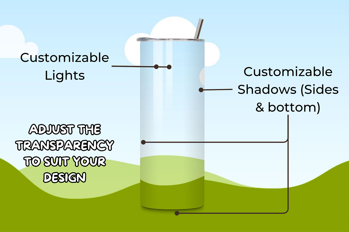 Animated Rotating Tumbler Mockup, a Cups & Container Mockup by NoemieDesigns (Photo 2 of 4)