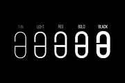 Vegas Nova - Unique Modern Typeface, a Font by Designova® (Thumbnail 10 of 14)